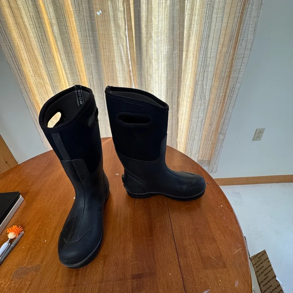 Black Bogs ultra high Waterproof Boots Neo Tech size US 9 - Picture 2 of 7